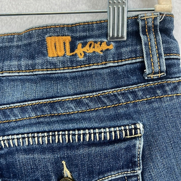 KUT from the Kloth Jeans Women’s Size 12 Blue Mid Rise Bootcut 32” Inseam - Picture 10 of 13